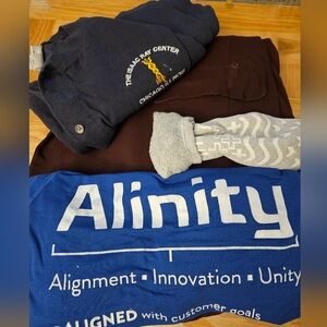 Work shirts, socks, blazer
